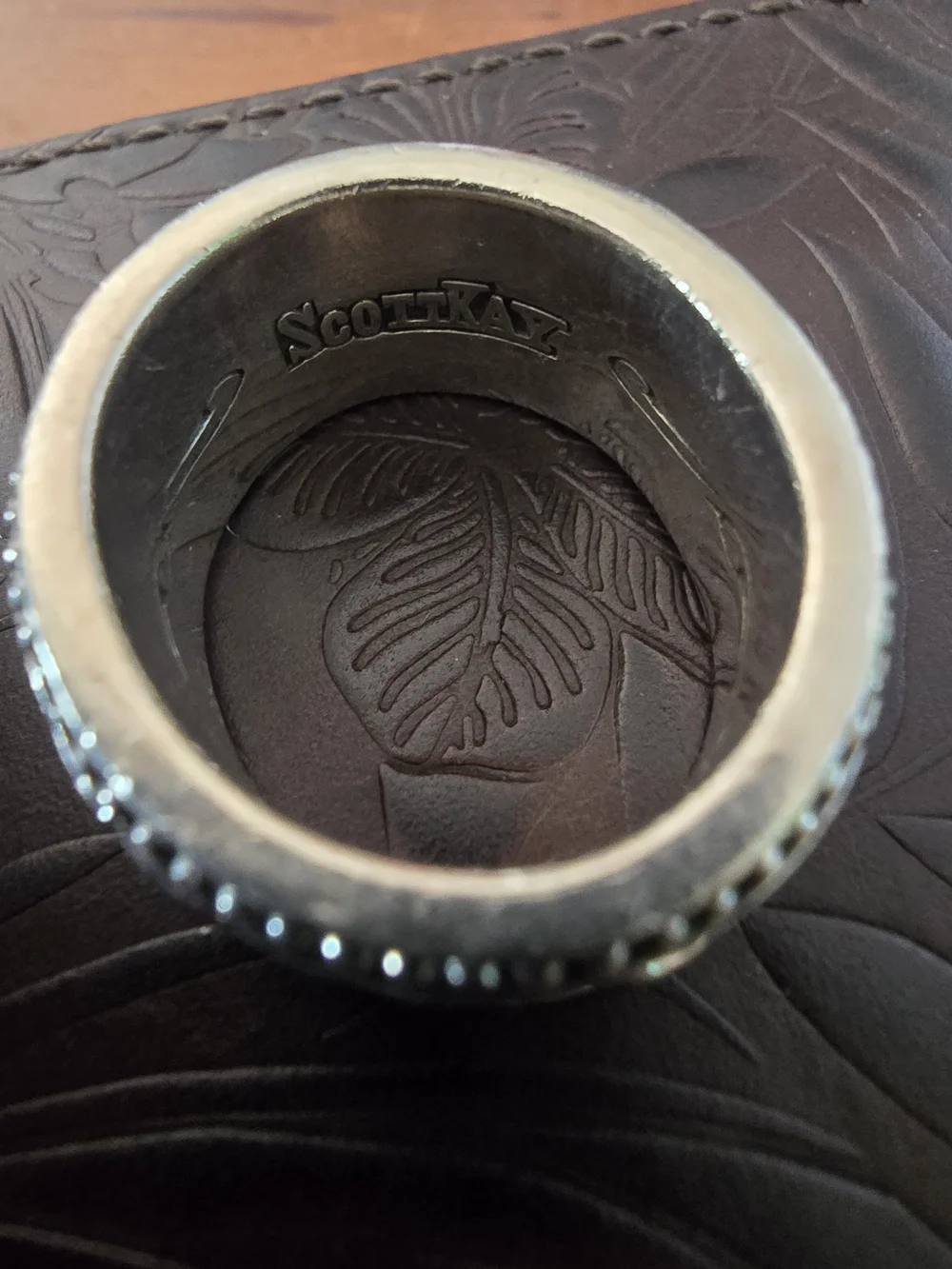 Scott Kay Men’s Sterling Silver Sparta Ring. Scott Kay 14.5 mm